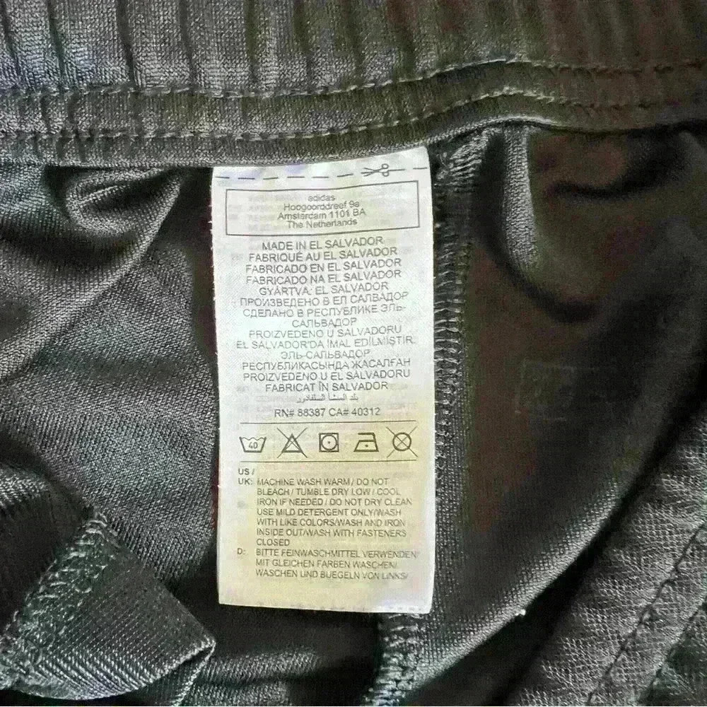 Adidas PrimeGreen Pants- Black with Gray 3 stripes - Picture 3 of 10